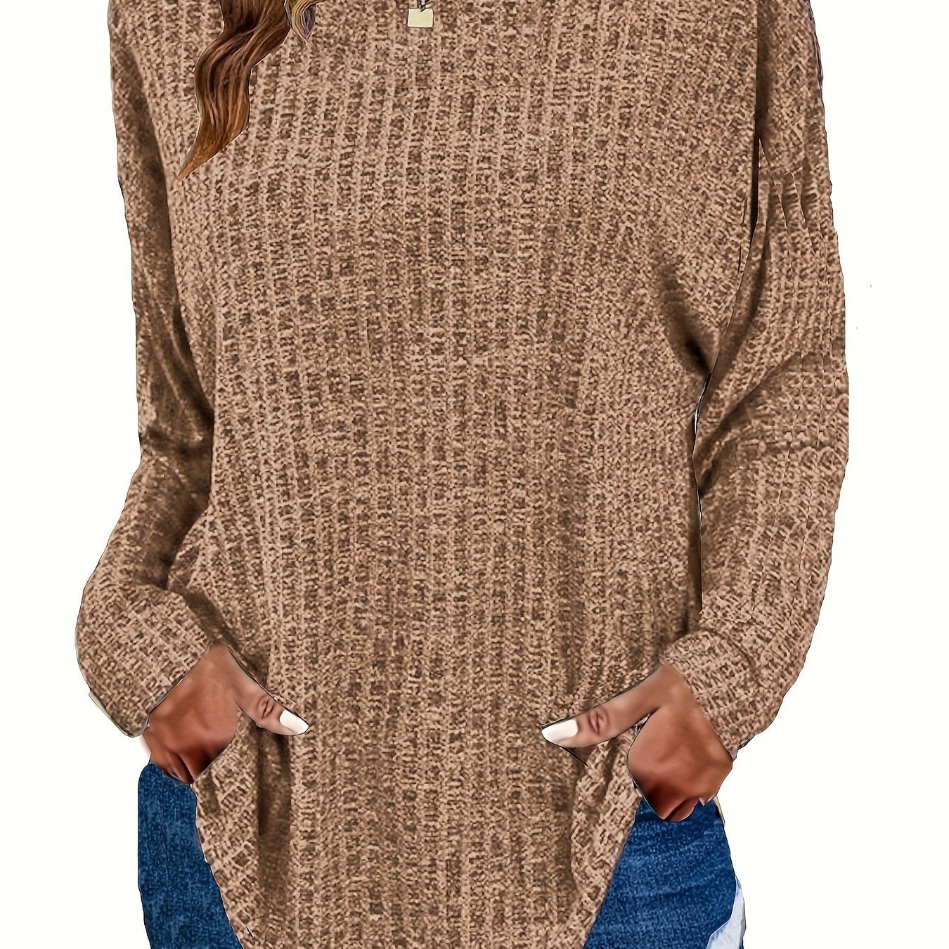 Genesis | Women's Waffle Knit Tunic Sweater