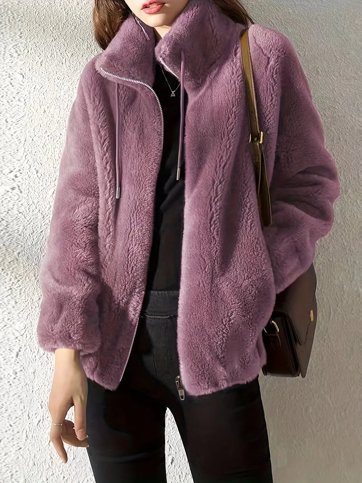 Valentina | Women’s Fluffy Fleece Teddy Jacket