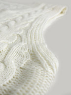 Delaney | Women's Cable Knit V-Neck Sweater Vest