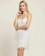 Odalys | Women's Feather Fringe Homecoming Dress