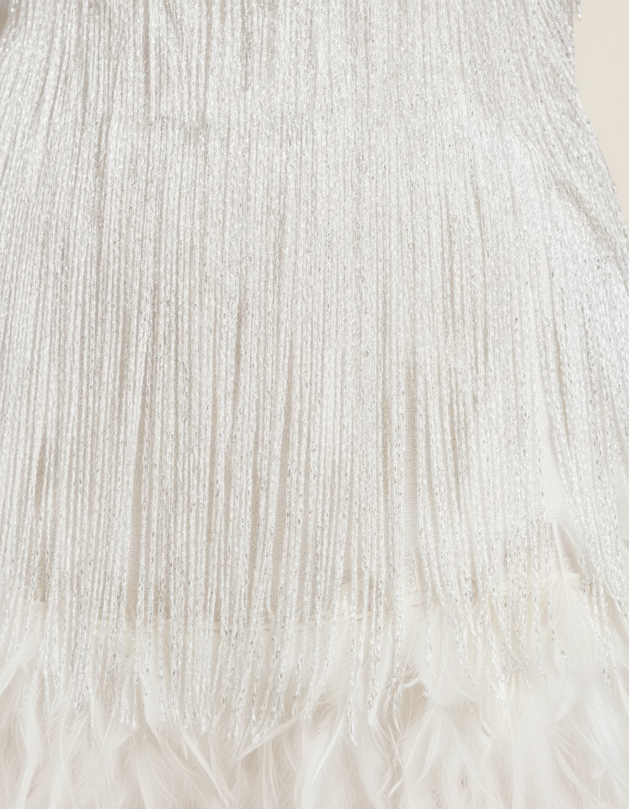 Odalys | Women's Feather Fringe Homecoming Dress