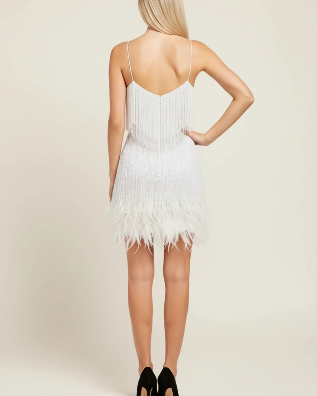 Odalys | Women's Feather Fringe Homecoming Dress