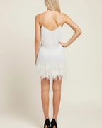 Odalys | Women's Feather Fringe Homecoming Dress