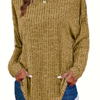 Genesis | Women's Waffle Knit Tunic Sweater