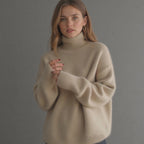 Katarina | Women's Oversized Turtleneck Sweater