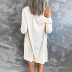 Wilhelmina | Women's Longline Button-Front Cardigan in Soft Lightweight Knit