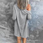 Wilhelmina | Women's Longline Button-Front Cardigan in Soft Lightweight Knit