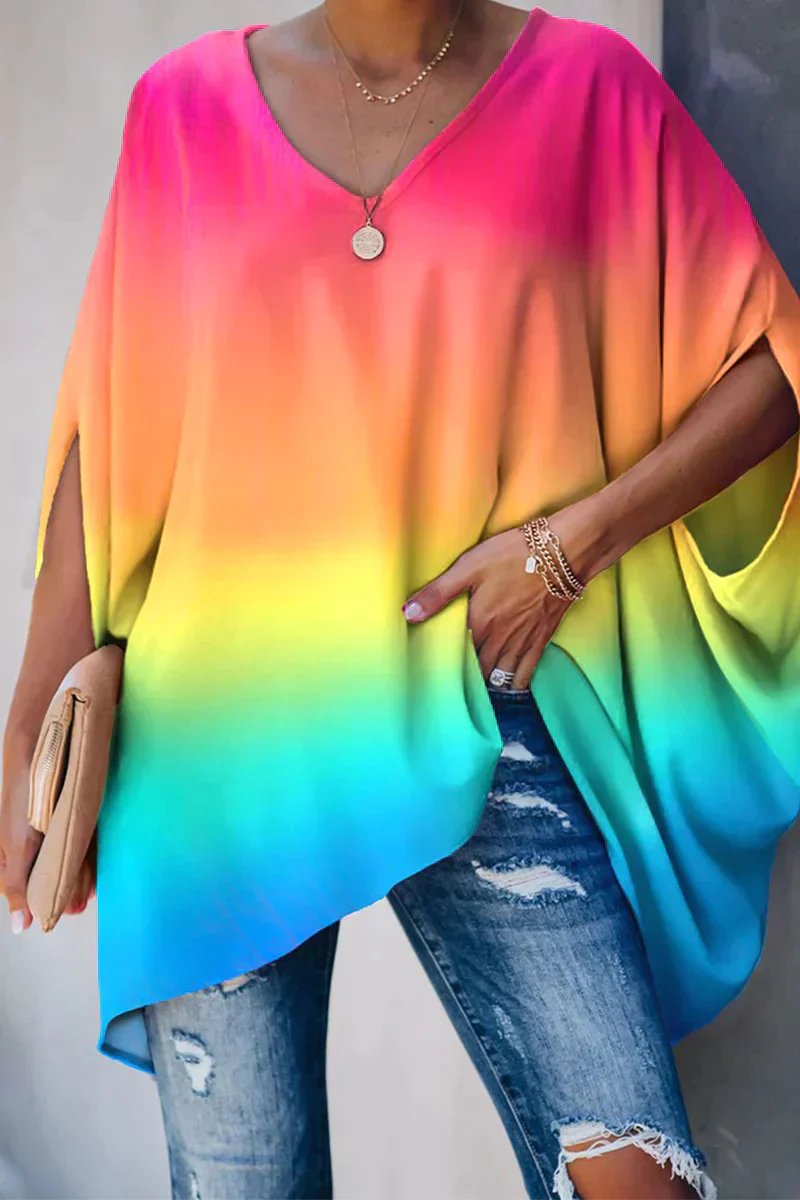 Wilhelmina | An Oversized V-Neck Tunic Top, Made for Women