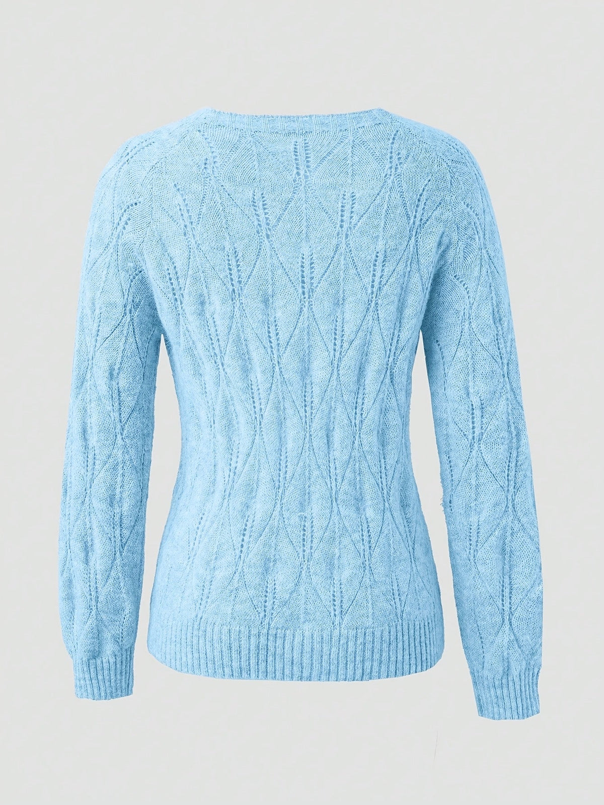 Jolene | Women's Pearl Button Cardigan in Faux Mink Textured Knit