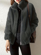 Valentina | Women’s Fluffy Fleece Teddy Jacket