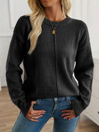 Henrietta | Women’s Knit Crew Neck Sweater
