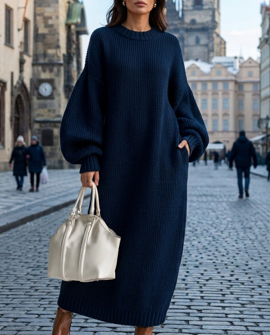 Tiana | Women’s Oversized Long Sweater Dress