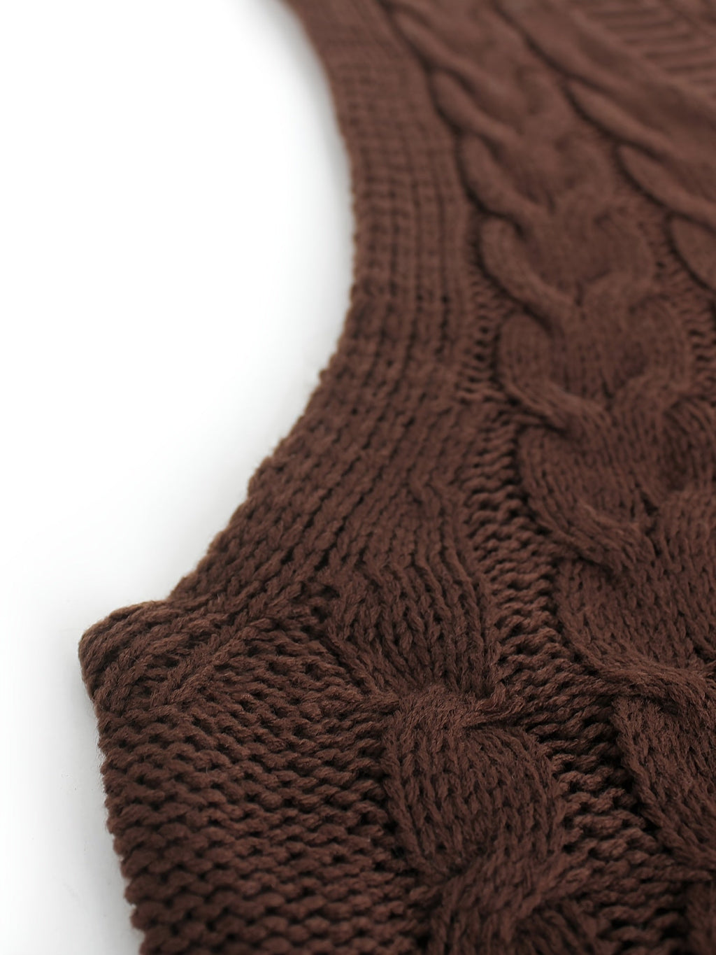 Delaney | Women's Cable Knit V-Neck Sweater Vest
