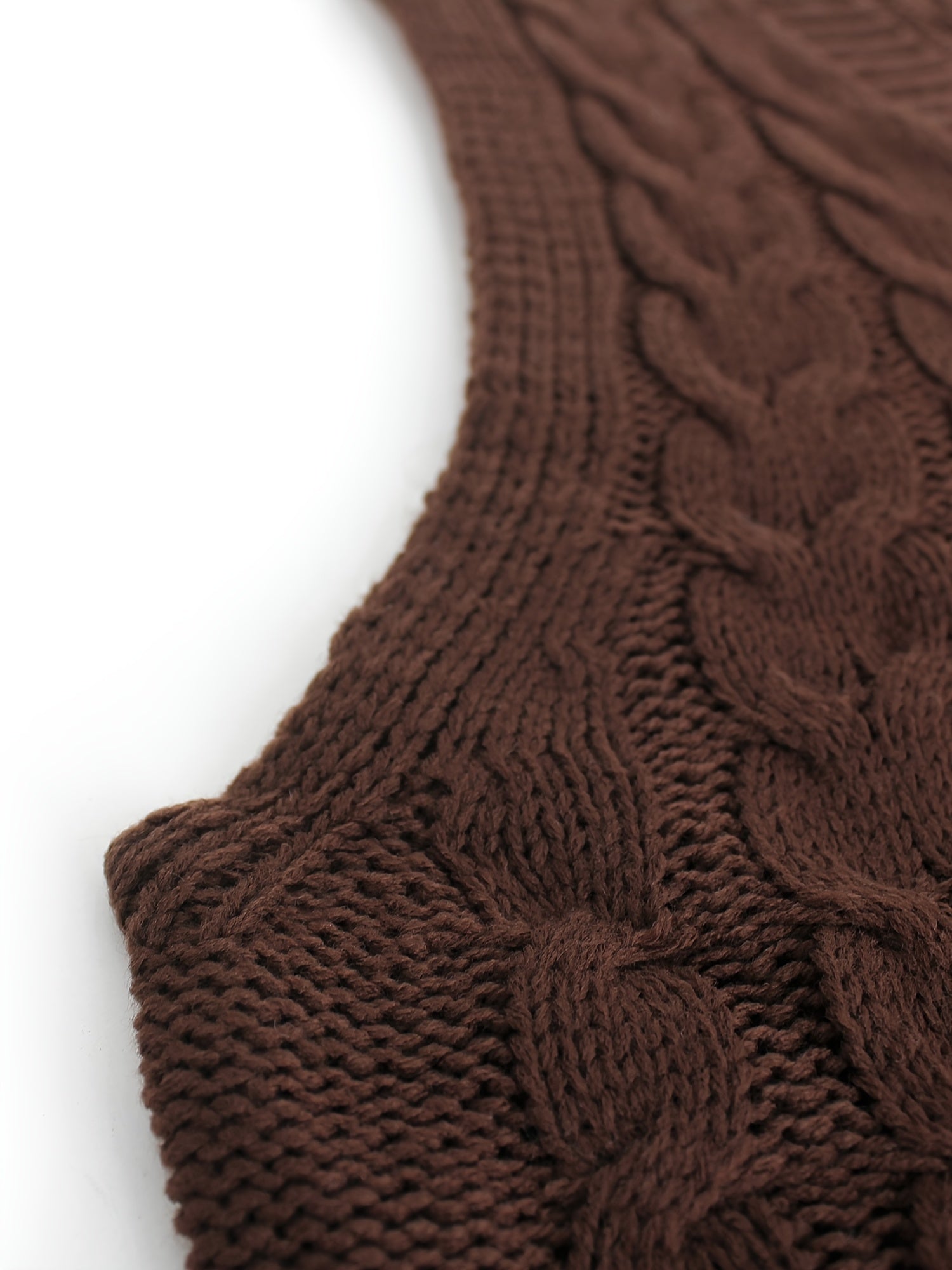 Delaney | Women's Cable Knit V-Neck Sweater Vest