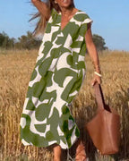 Relaxed Abstract Summer Dress