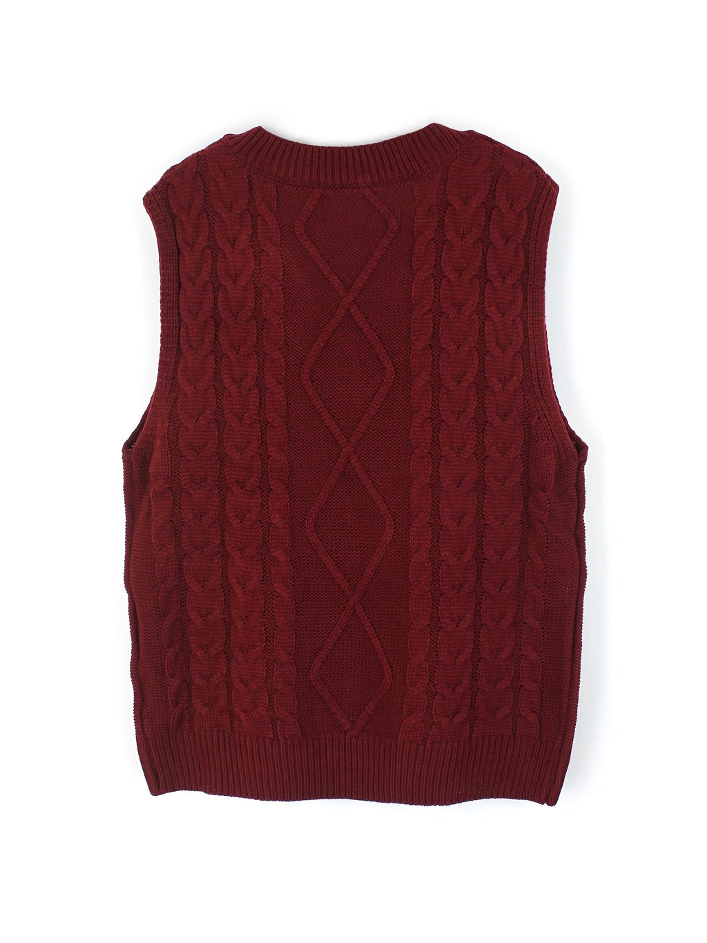 Delaney | Women's Cable Knit V-Neck Sweater Vest