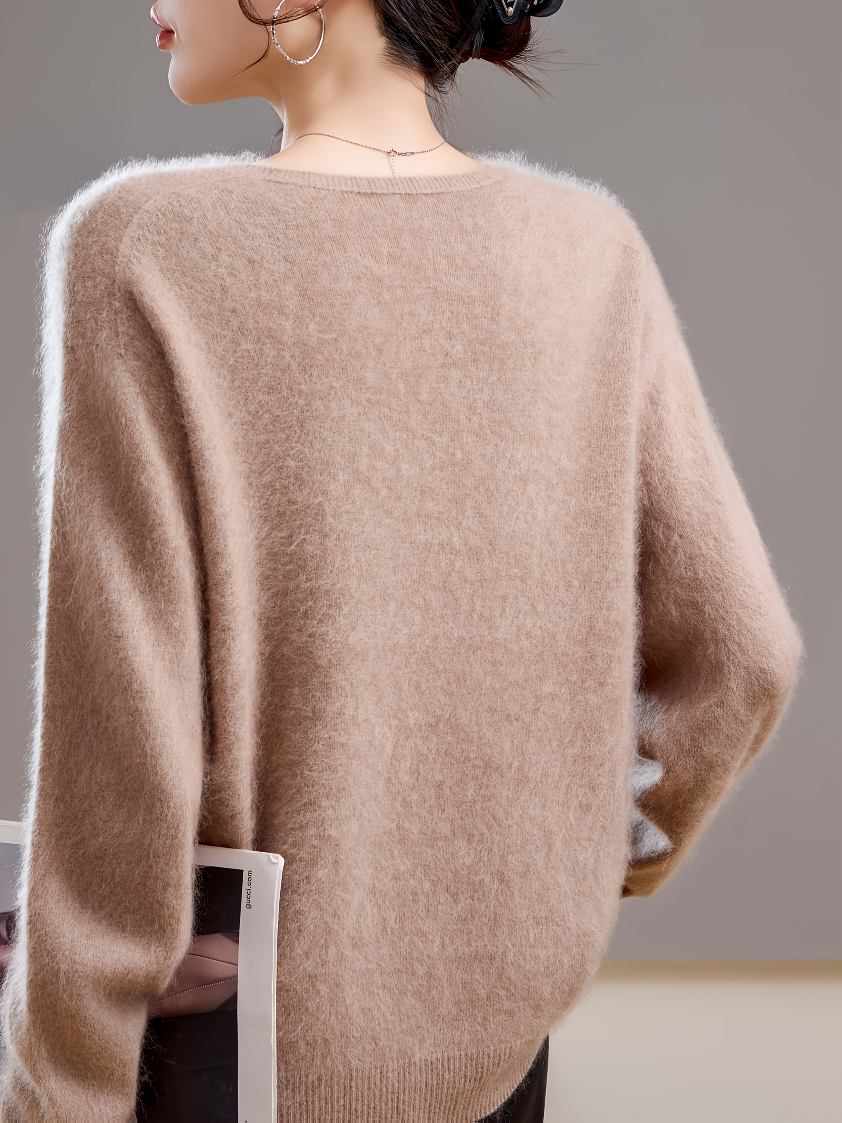 Marisol | Women's Cashmere Wool V-Neck Sweater for Cosy Autumn Layering