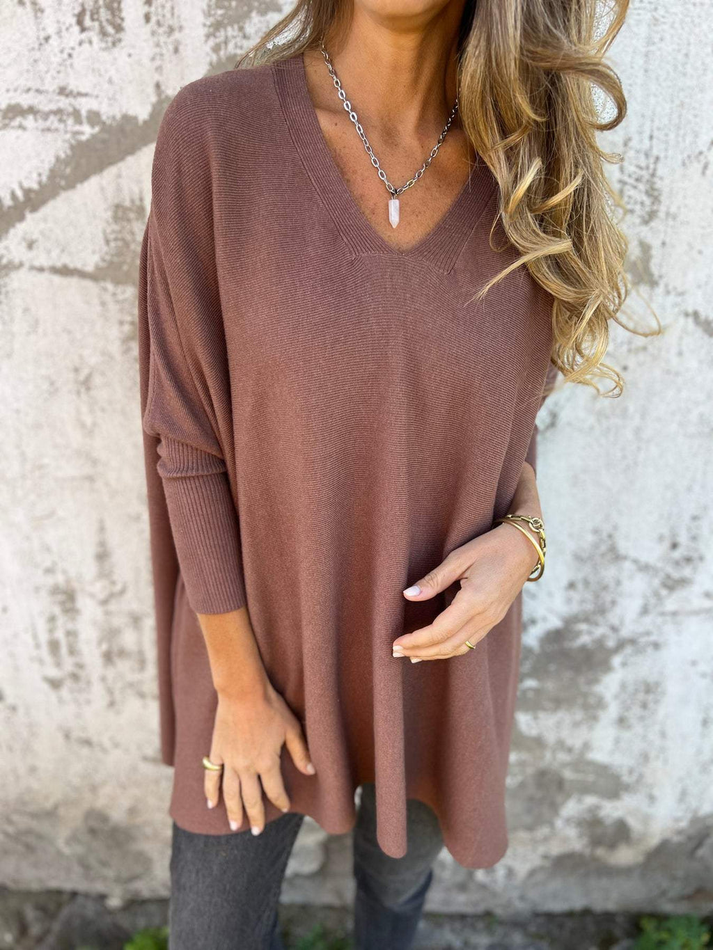 Willow | Women's Swing V-Neck Tunic Pullover