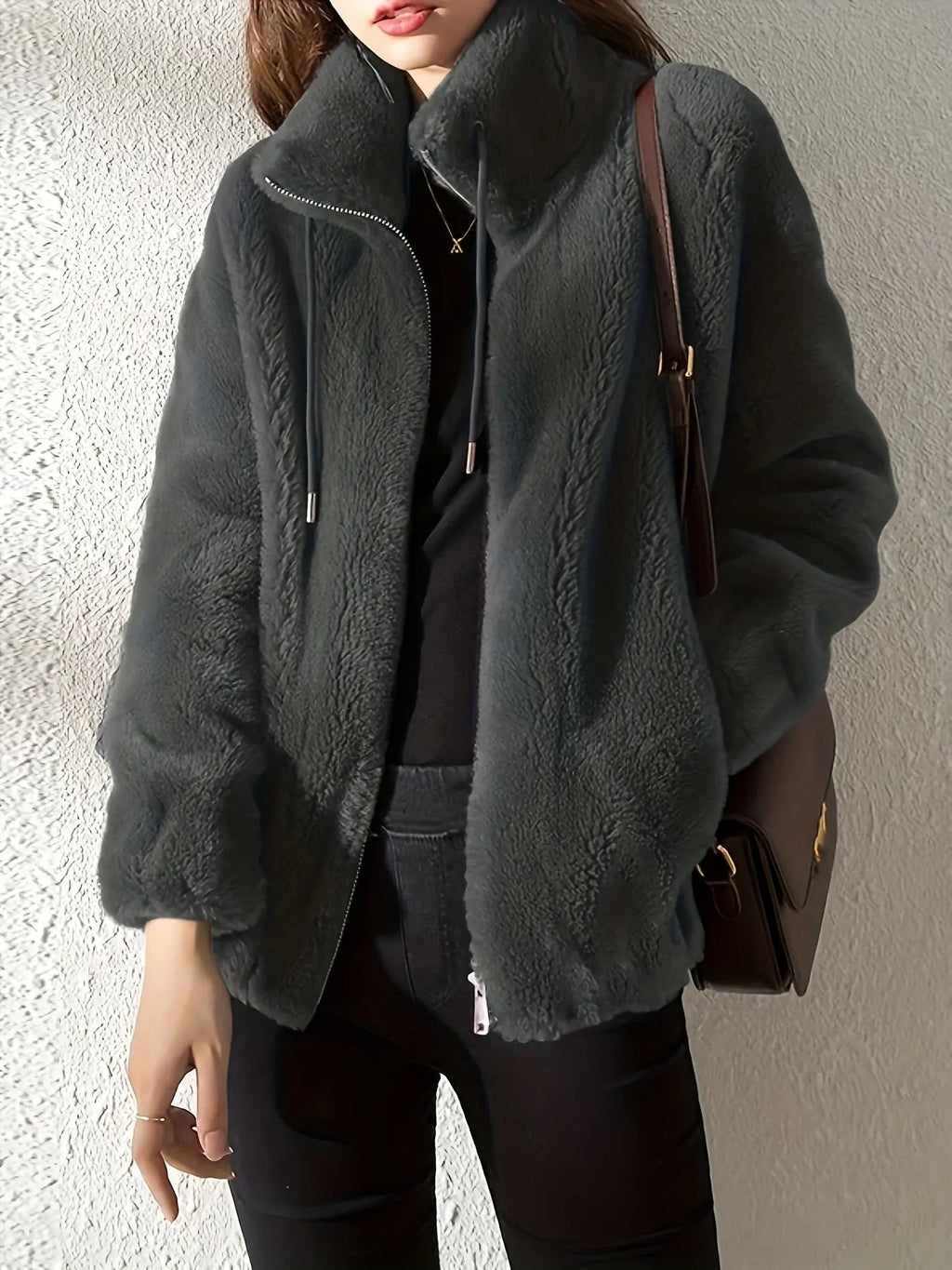 Valentina | Women’s Fluffy Fleece Teddy Jacket