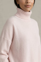 Wren | Women's Oversized Turtleneck Sweater with Ribbed Trim