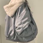 Dolores | Women's Oversized Fleece-Lined Zip-Up Bomber Jacket