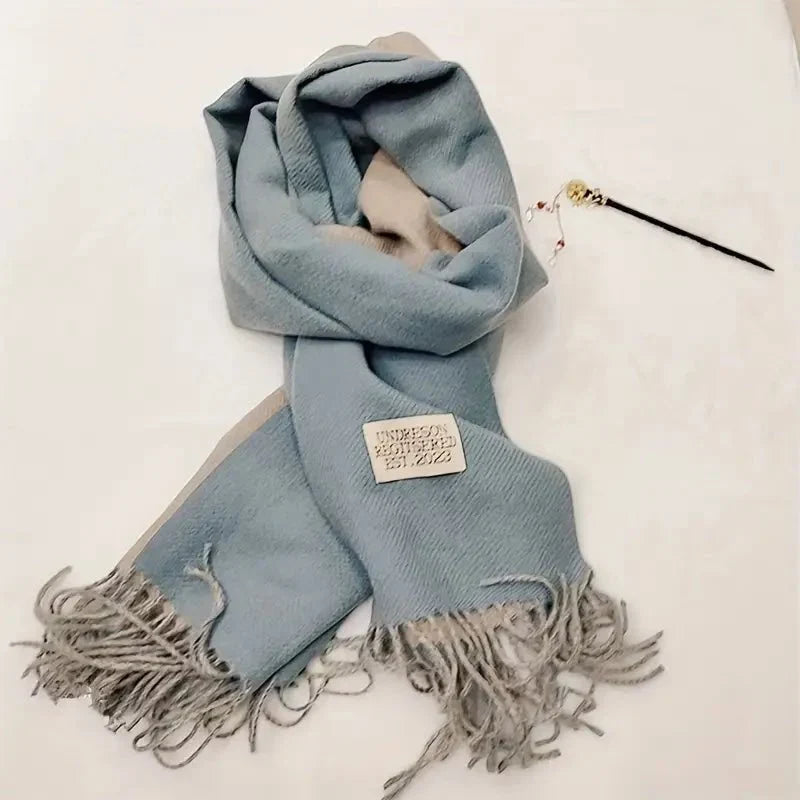 Hannah | Women’s Reversible Fringe Scarf