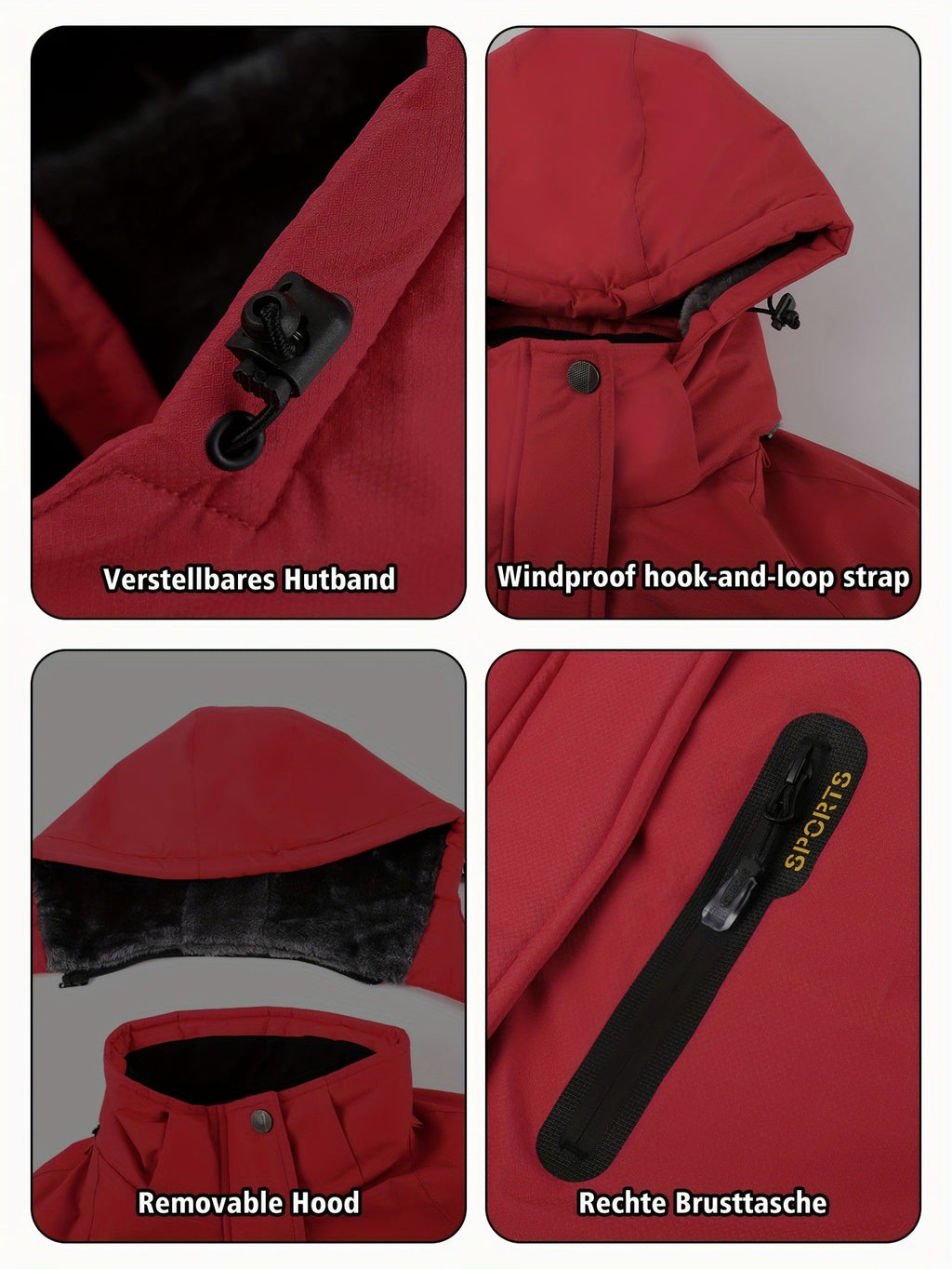 Wren | Women's Insulated Waterproof Ski Jacket with Fur-Lined Hood