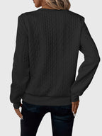 Harlow | Women's Cable Knit Quarter-Zip Sweater