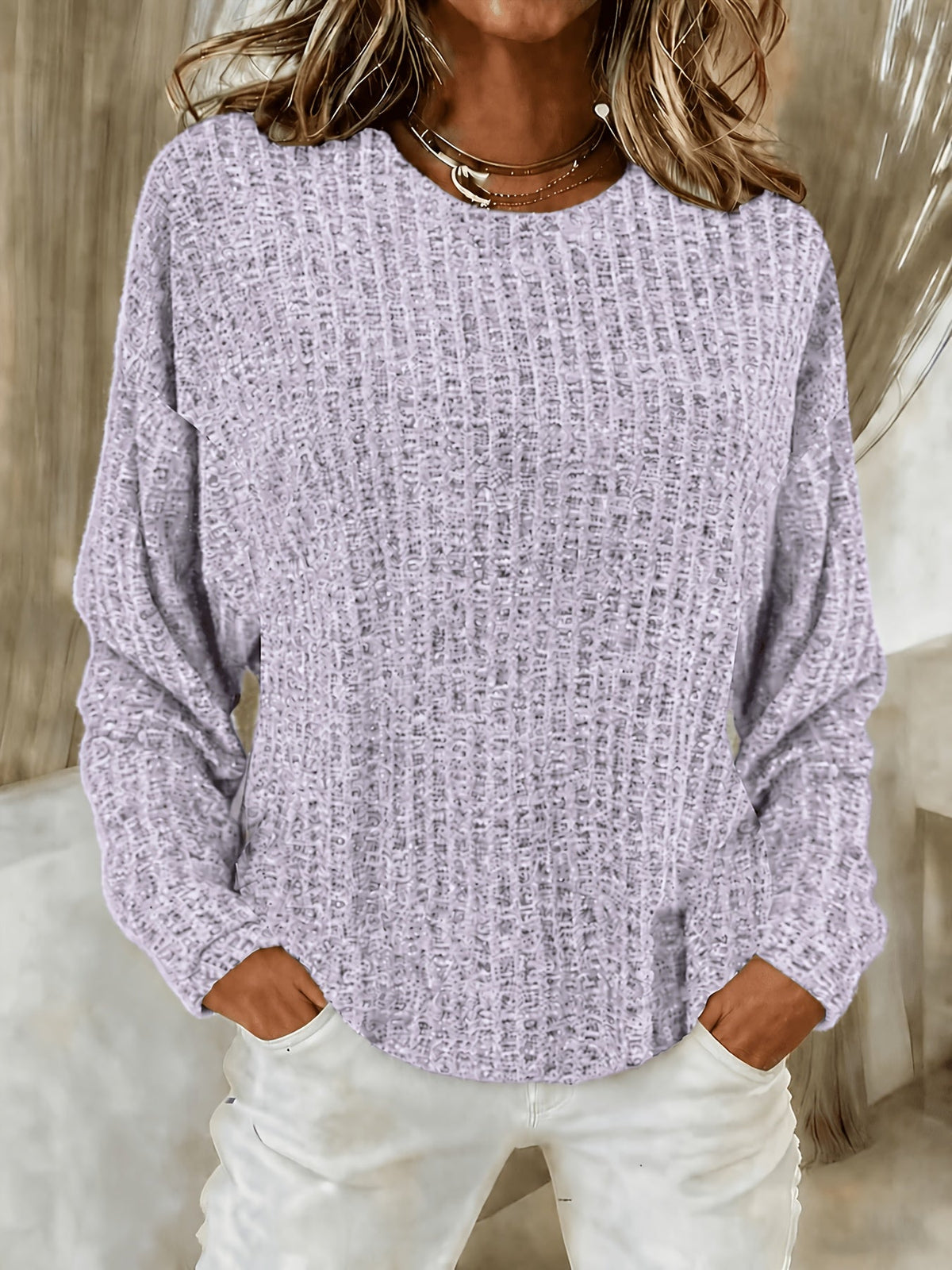 Genesis | Women's Waffle Knit Tunic Sweater