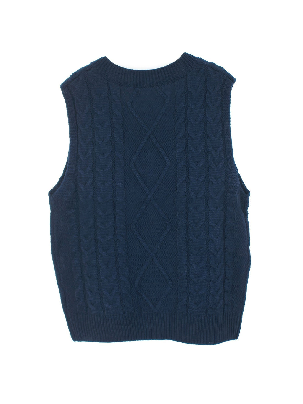 Delaney | Women's Cable Knit V-Neck Sweater Vest