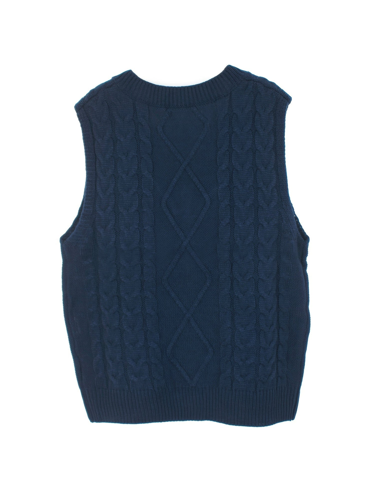 Delaney | Women's Cable Knit V-Neck Sweater Vest