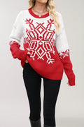 Peyton | Women’s Cute Snowflake Christmas Sweater