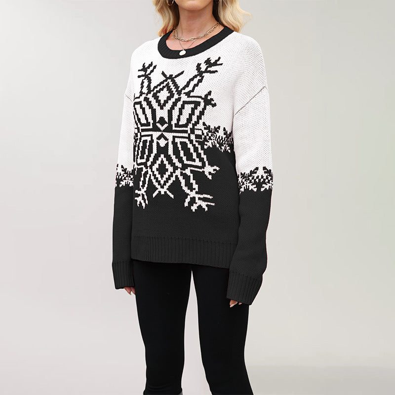 Peyton | Women’s Cute Snowflake Christmas Sweater