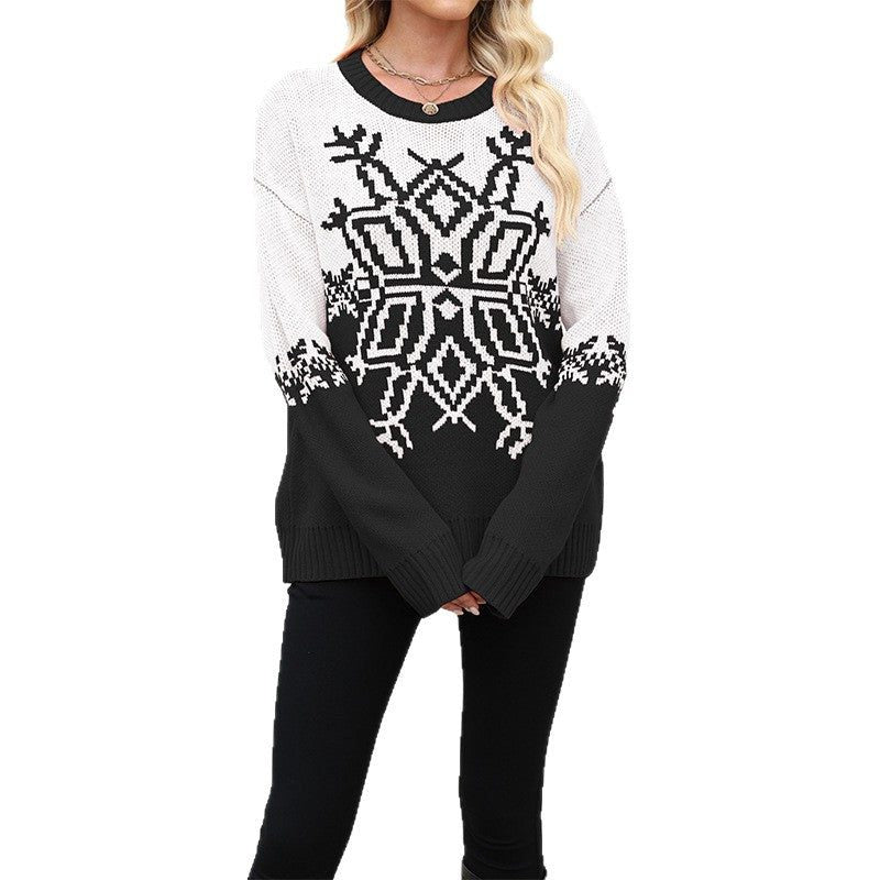 Peyton | Women’s Cute Snowflake Christmas Sweater