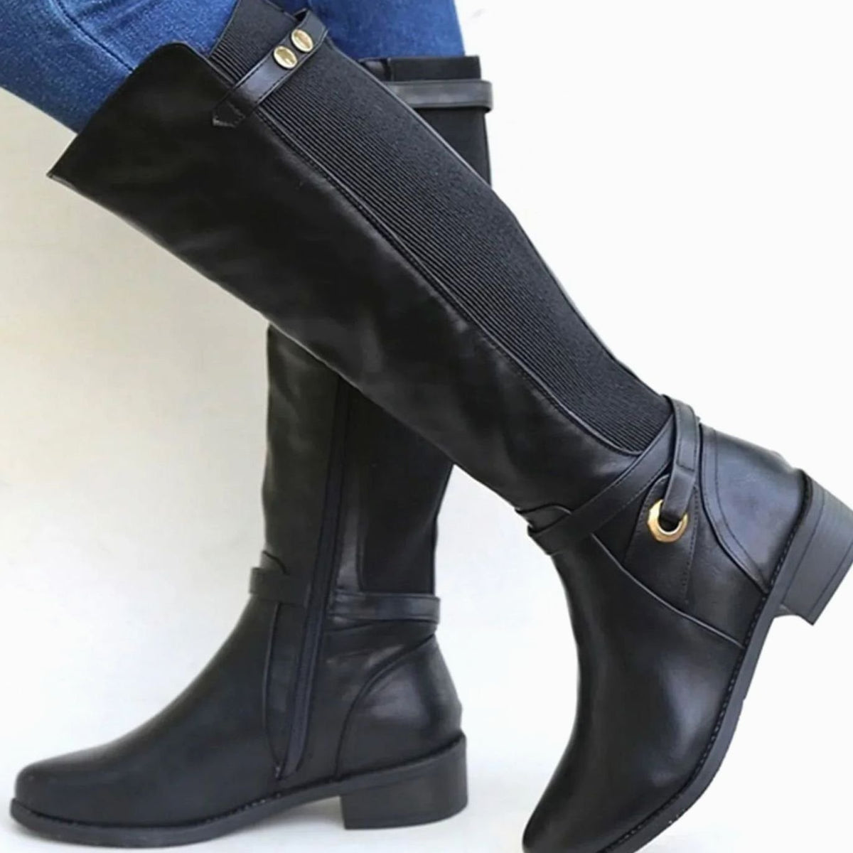 Guinevere | Women’s Knee High Stretch Riding Boots