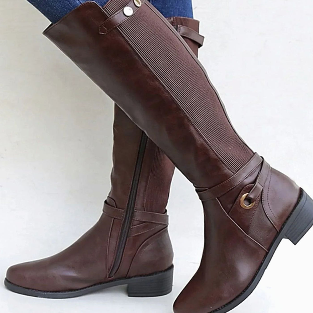 Guinevere | Women’s Knee High Stretch Riding Boots