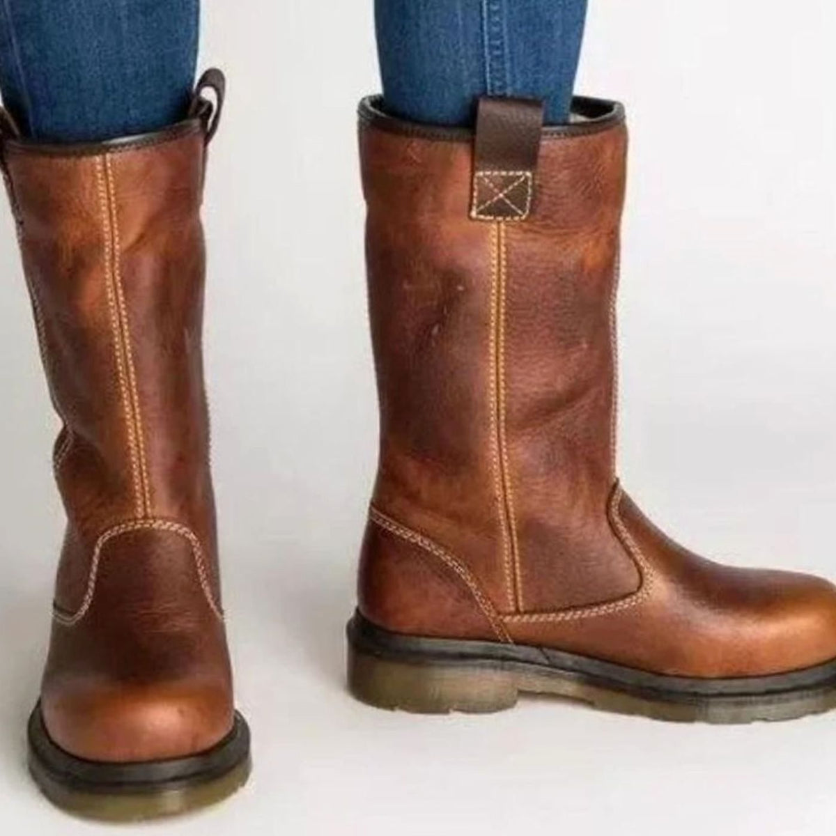 Brigid | Women’s Leather Mid Calf Winter Boots