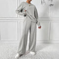 Maren | Women’s Oversized Sweat Set with Wide Leg Pants