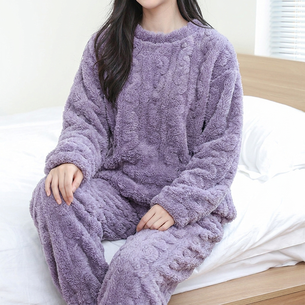 Nadia | Women’s Fleece Pajamas Set