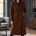 Clementine | Women’s Double Breasted Maxi Coat