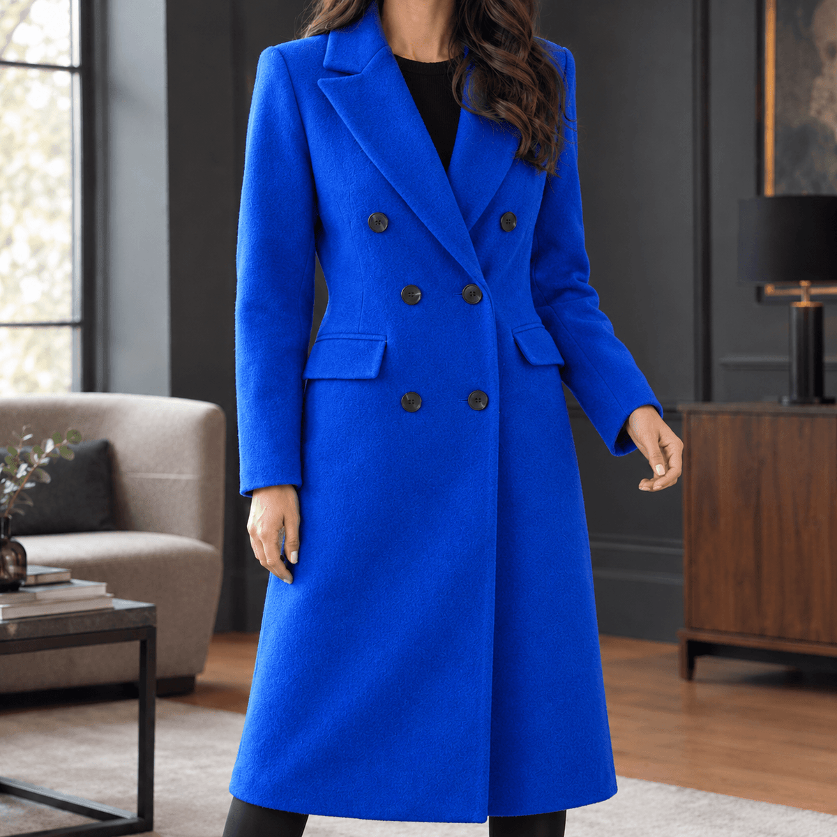 Clementine | Women’s Double Breasted Maxi Coat