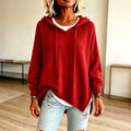 Odette | Women’s Oversized Hooded Knit Sweater