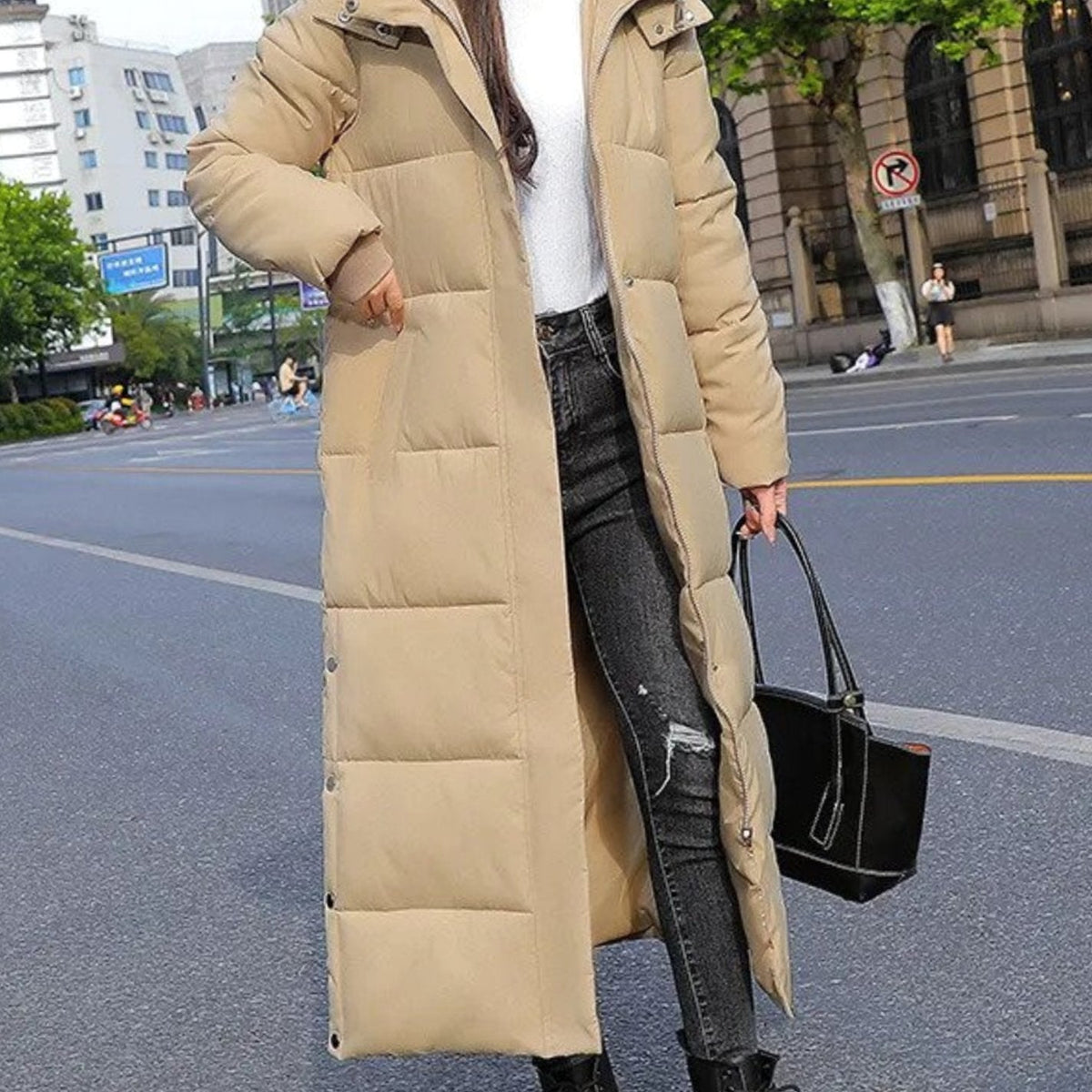 Kendra | Women's Long Quilted Puffer Coat