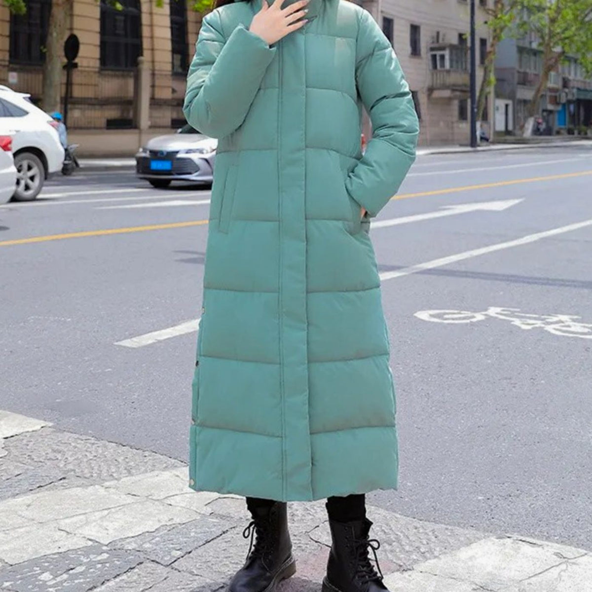 Kendra | Women's Long Quilted Puffer Coat