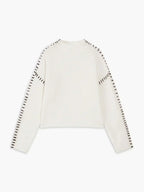 Isadora | Women's Cropped Mock Neck Ribbed Sweater