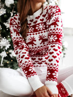 Hallie | Women’s Fair Isle Christmas Crew Neck Sweater
