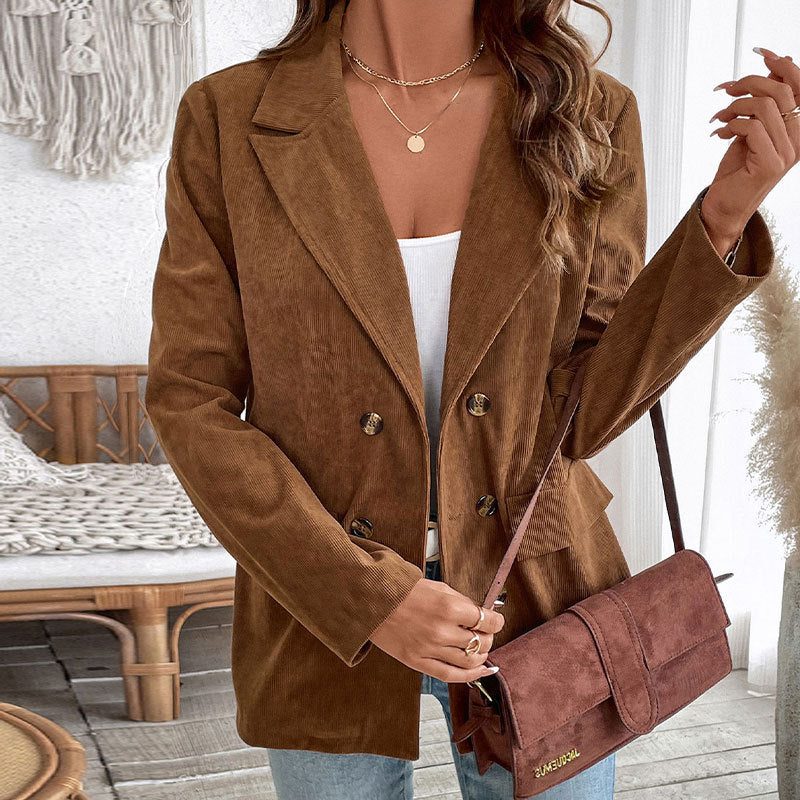 Maialen | Women's Double Breasted Oversized Blazer Jacket