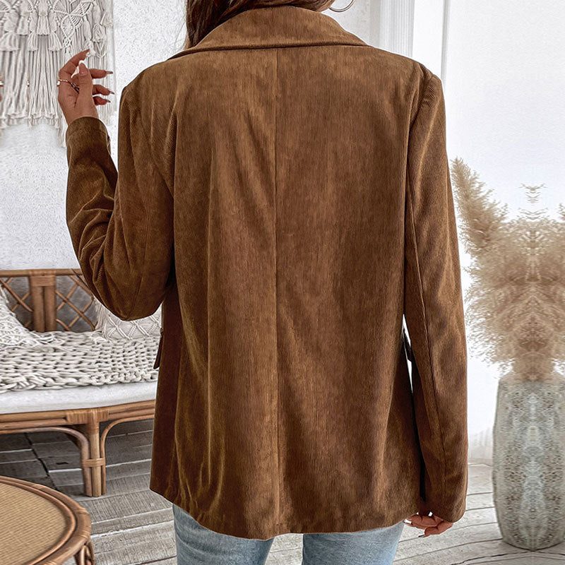 Maialen | Women's Double Breasted Oversized Blazer Jacket