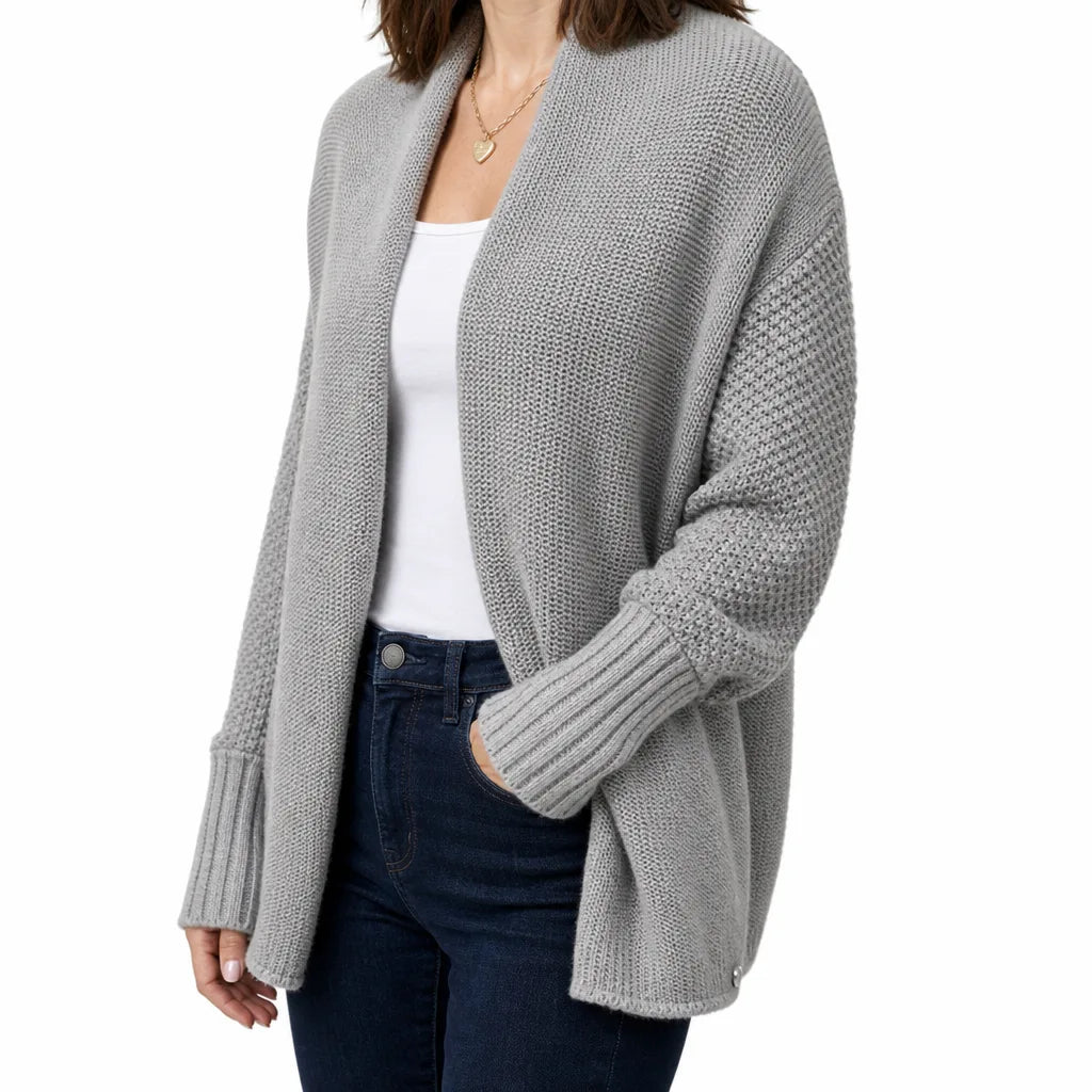 Hester | Women’s Knit Shawl Collar Oversized Cardigan