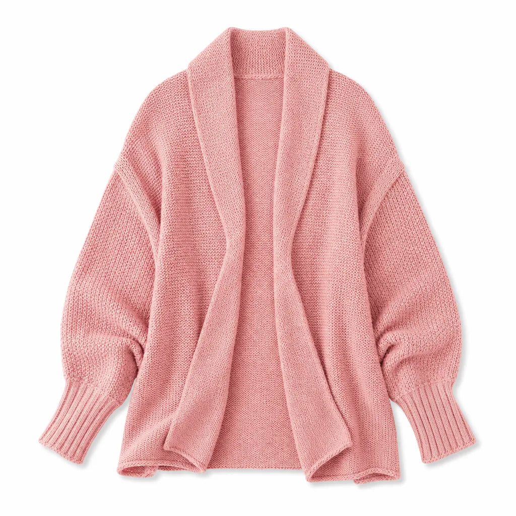 Hester | Women’s Knit Shawl Collar Oversized Cardigan